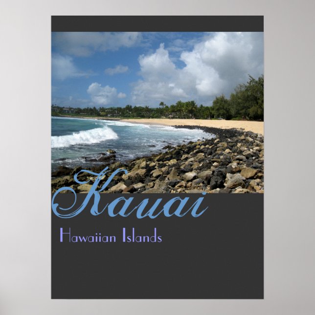 Kauai Hawaiian Islands Poster (Front)