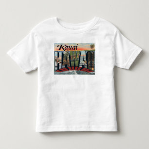Kauai, HawaiiLarge Letter ScenesKauai, HI Toddler T-Shirt