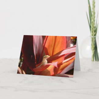 Kauai Lizard Card