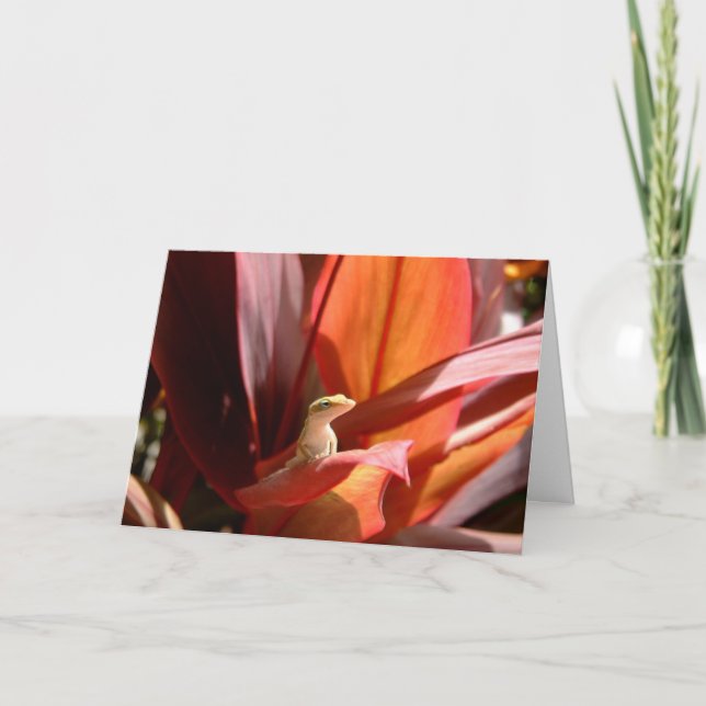 Kauai Lizard Card (Front)