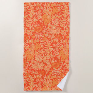 Kauai Morning Hawaiian Protea Floral - Papaya Beach Towel