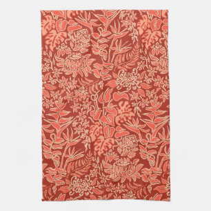 Kauai Morning Hawaiian Protea Floral Tea Towel