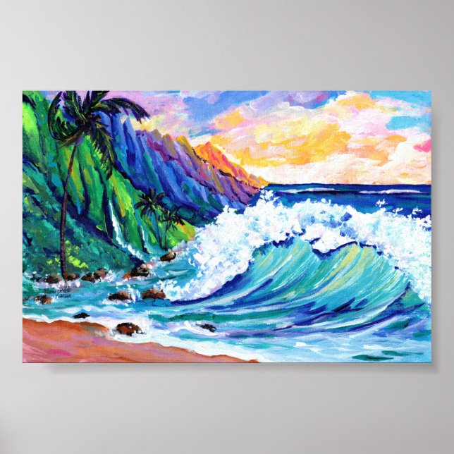 Kauai Na Pali Coast  Poster (Front)