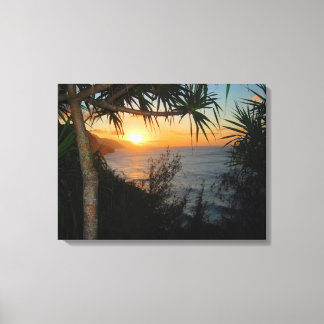 Kauai Na Pali Coast Sunset Canvas Print