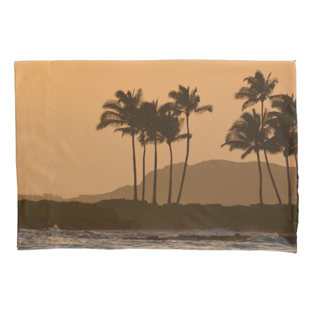 Kauai Ocean Sunset Pillowcase (Front-Left)