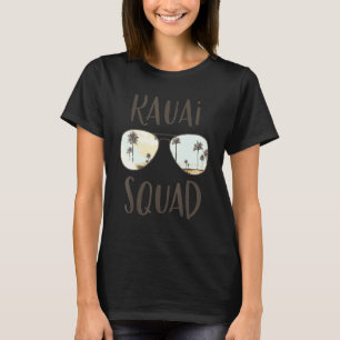 Kauai Squad Hawaii Beach Sunset Matching Family Va T-Shirt