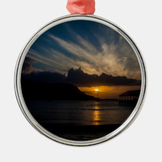 Kauai Sunset Metal Tree Decoration