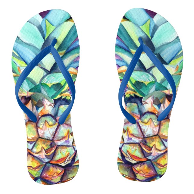 Kauai Tropical Pineapple Jandals (Footbed)