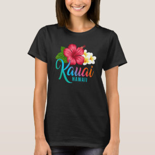 Kauai Vacation With Hawaiian Tropical Hibiscus Flo T-Shirt
