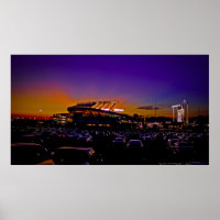 Kauffman Stadium Kansas City HUGE Canvas Art Print