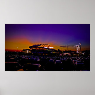 Kauffman Stadium Kansas City HUGE Canvas Art Print