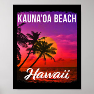 Kauna’oa Mauna Kea Beach Hawaii Hawaiian Islands T Poster