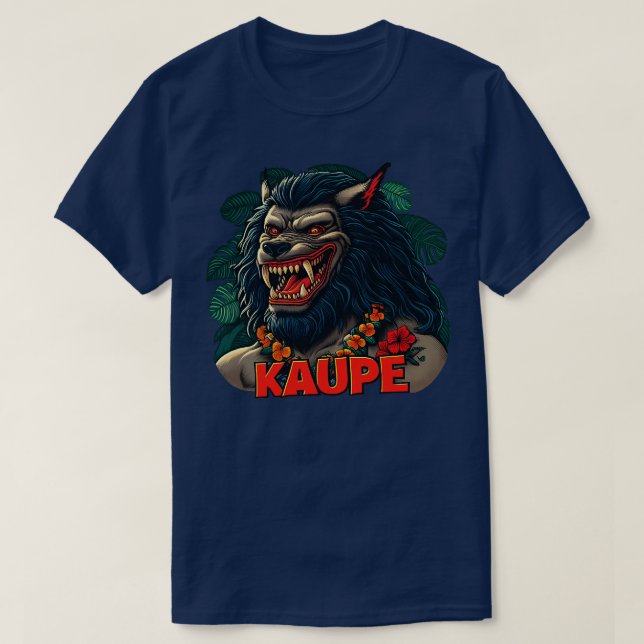 Kaupe Hawaiian Werewolf Hawaii T-Shirt (Design Front)