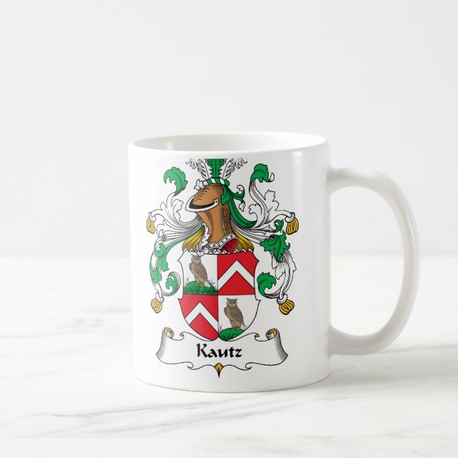 Kautz Family Crest Coffee Mug (Right)