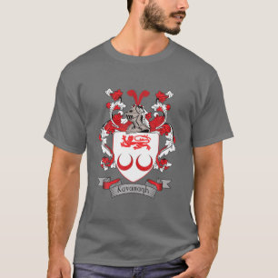 Kavanagh Coat Of Arms Kavanagh Surname Family Cr T-Shirt