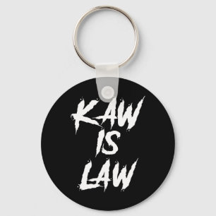 Kaw Is Law Battlehawks St. Louis Football Tailgate Key Ring