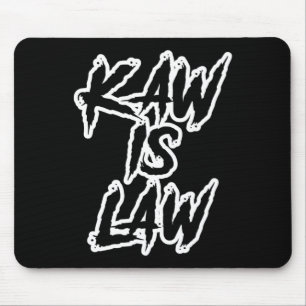 Kaw Is Law Battlehawks St. Louis Football Tailgate Mouse Pad
