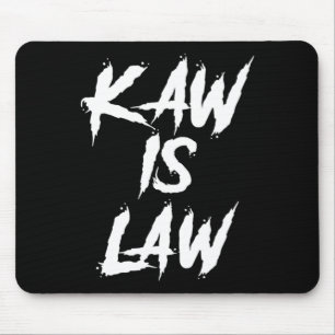 Kaw Is Law Battlehawks St. Louis Football Tailgate Mouse Pad