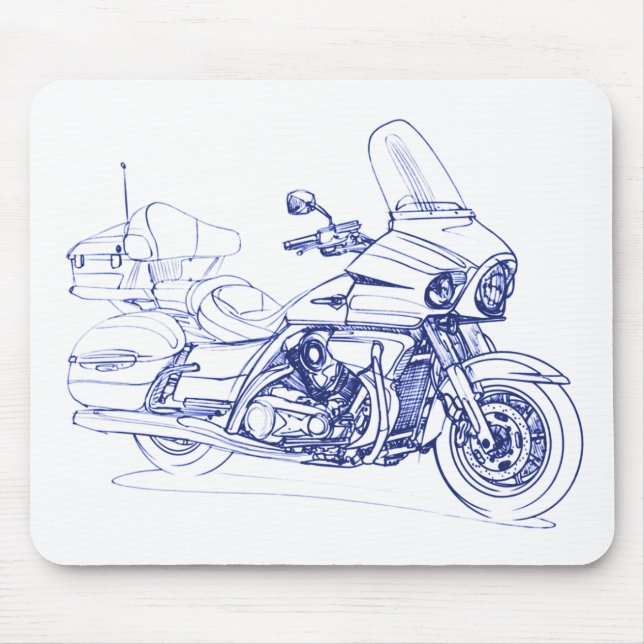 Kaw Vulcan 1700 Voyager 2011 Mouse Pad (Front)