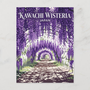Kawachi Wisteria Garden Japan Postcard