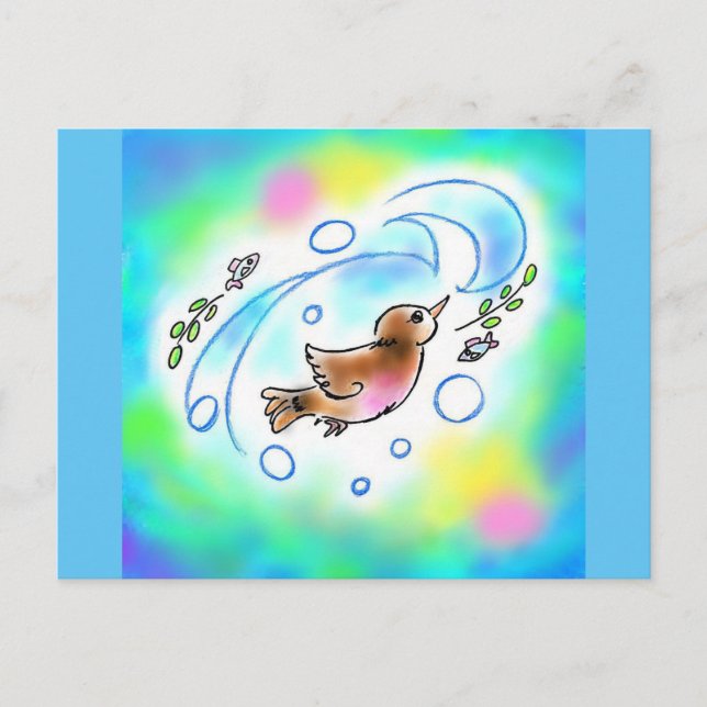 Kawaglass-chan Postcard Postcard Postcard (Front)