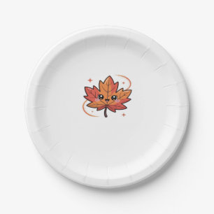 kawai leaf, Classic T-Shirt Paper Plate