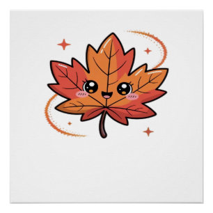 kawai leaf, Classic T-Shirt Poster