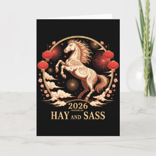 Kawaii 2026 Horse Lady Powered By Hay &amp; S Zodi Card