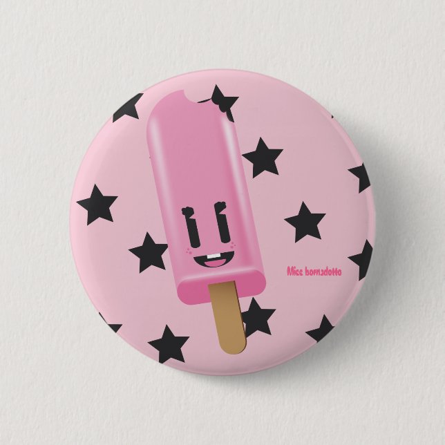 kawaii 6 cm round badge (Front)