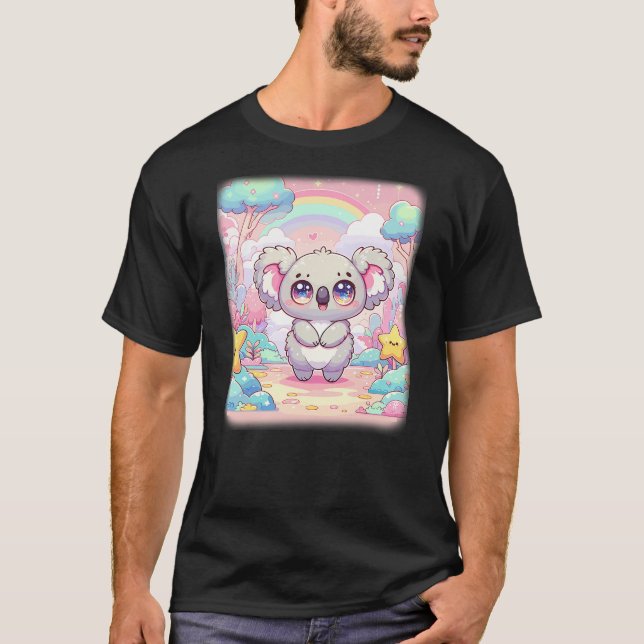 Kawaii Aesthetic Koala Bear Lover Shirt Kawaii Koa (Front)