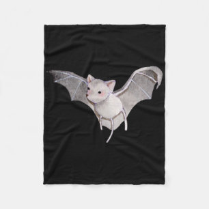 Kawaii Aesthetic Y2k Halloween Witchy Flying T Fleece Blanket