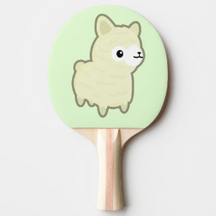 Kawaii alpaca ping pong paddle