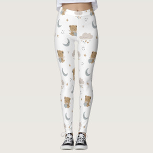 Kawaii Angel Cats & Clouds (1) Leggings