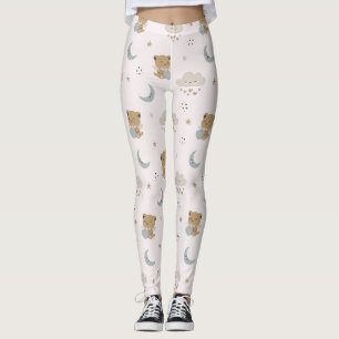 Kawaii Angel Cats & Clouds (2) Leggings