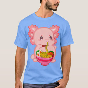 Kawaii Anime Axolotl Ramen Noodle 558 T-Shirt