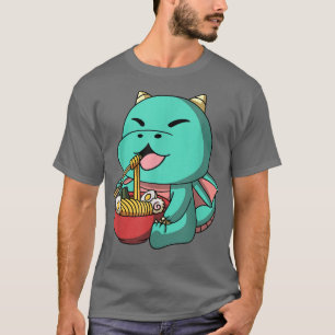 Kawaii Anime Dragon Asian Noodles Japanese Ramen  T-Shirt
