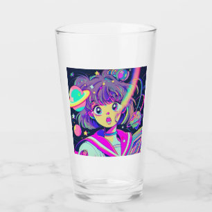 Kawaii Anime Girl Glass