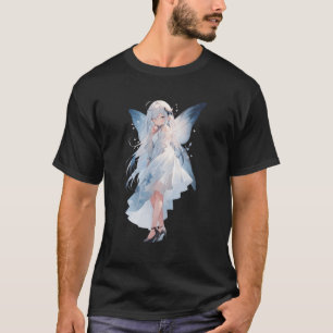 Kawaii Anime In A Blue Dress T-Shirt