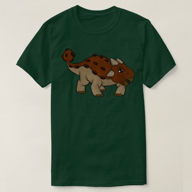 Kawaii Ankylosaurus T-Shirt (Design Front)
