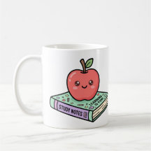 Kawaii Apple on Book Cute Teacher Appreciation Gif