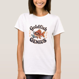 Kawaii Aquatics: Cute Goldfish Art T-Shirt