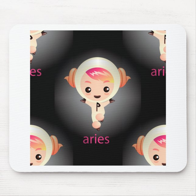 kawaii aries mouse pad (Front)