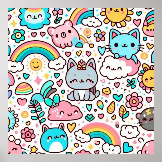 Kawaii Art Poster (Front)