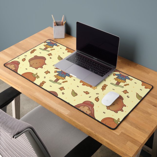 Kawaii Autumn Desk Ma Desk Mat (Office 2)