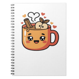kawaii autumn tea Classic T-Shirt Notebook