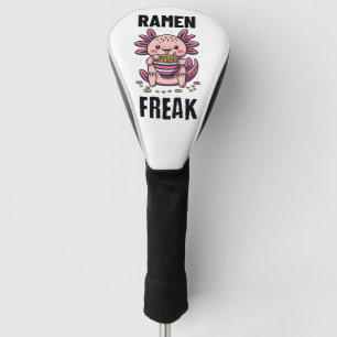 Kawaii Axalotl eating Ramen Golf Head Cover