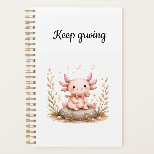 Kawaii Axolotl Planner (Front)