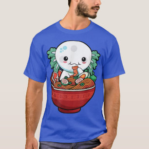 Kawaii Axolotl Ramen Japanese Anime Lover Gift Tee