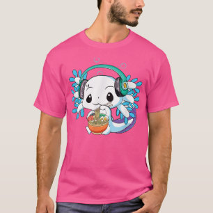 Kawaii Axolotl Ramen Noodles Anime Lover Gift Girl T-Shirt