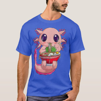 Kawaii Axolotl Ramen Noodles Japanese Anime Gift G T-Shirt